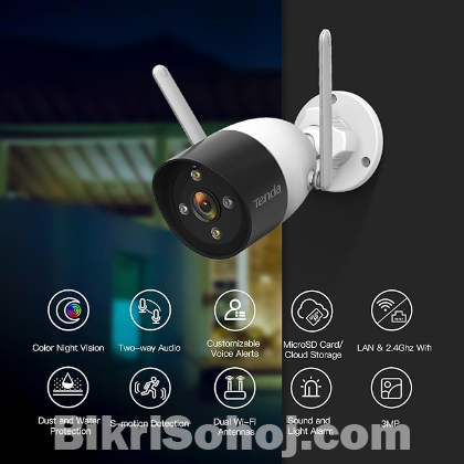 Tenda CH3-WCA Smart Full-Color Night Vision Wi-Fi IP Camera